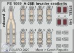 A-26B Invader seatbelts STEEL - 1/48