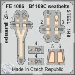 Bf 109C seatbelts STEEL - 1/48