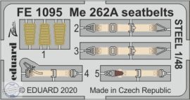 Me 262A seatbelts STEEL - 1/48