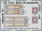 MiG-19 seatbelts STEEL - 1/48