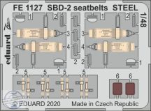 SBD-2 seatbelts STEEL - 1/48