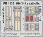 HH-34J seatbelts STEEL - 1/48