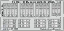 HH-34J cargo seatbelts STEEL - 1/48