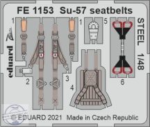 Su-57 seatbelts STEEL - 1/48