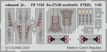 Su-27UB seatbelts STEEL - 1/48