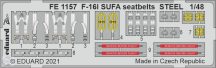 F-16I SUFA seatbelts STEEL - 1/48