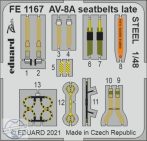 AV-8A seatbelts late STEEL -1/48