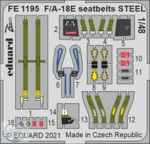 F/A-18E seatbelts STEEL - 1/48