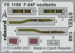 F-84F seatbelts STEEL - 1/48