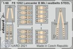 Lancaster B Mk.I seatbelts STEEL - 1/48