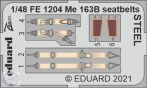 Me 163B seatbelts STEEL - 1/48 - GASPATCH MODELS