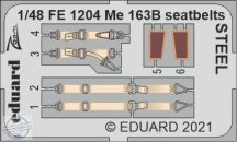 Me 163B seatbelts STEEL - 1/48 - GASPATCH MODELS