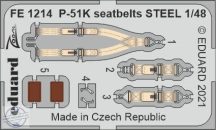 P-51K seatbelts STEEL - 1/48 - Eduard