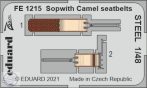 Sopwith Camel seatbelts STEEL - 1/48