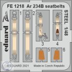 Ar 234B seatbelts STEEL - 1/48