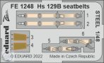 Hs 129B seatbelts STEEL - 1/48