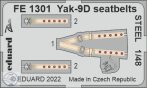Yak-9D seatbelts STEEL - 1/48