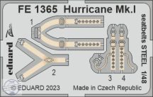 Hurricane Mk. I seatbelts STEEL - 1/48 