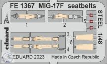 MiG-17F seatbelts STEEL - 1/48