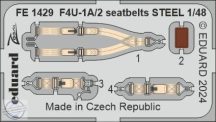 F4U-1A/2 Corsair seatbelts STEEL - 1/48
