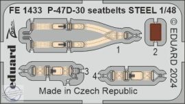 P-47D-30 Seatbelt Steel - 1/48 - Miniart