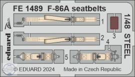 F-86A seatbelts STEEL - 1/48