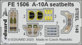 A-10A Thunderbolt seatbelts STEEL - 1/48