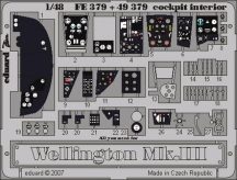 Wellington Mk.III cockpit interior - 1/48 - Trumpeter