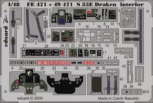 S 35E Draken interior S.A. - 1/48 - Hasegawa