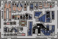 BAC Lightning F.2A interior S.A.- 1/48 - Airfix