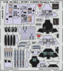 S-30M-2 Flanker interior S.A.-  1/48 - Academy