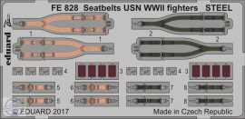 Seatbelts USN WWII fighters STEEL - 1/48