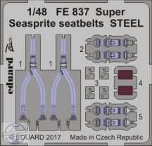 Super Seasprite seatbelts STEEL - 1/48
