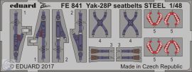Yak-28P seatbelts STEEL - 1/48