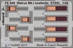Walrus Mk.I seatbelts STEEL - 1/48