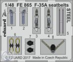 F-35A seatbelts STEEL - 1/48