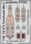 Tomahawk Mk. II seatbelts STEEL - 1/48