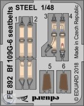 Bf 109G-6 seatbelts STEEL - 1/48 - Tamiya