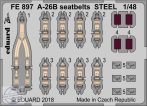 A-26B seatbelts STEEL - 1/48