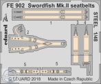 Swordfish Mk. II seatbelts STEEL - 1/48
