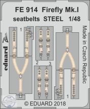 Firefly Mk. I seatbelts STEEL - 1/48