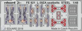 L-39ZA seatbelts STEEL 1/48 - Trumpeter