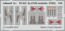 Su-27UB seatbelts STEEL - 1/48 - Hobbyboss