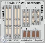 He 219 seatbelts STEEL - 1/48