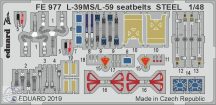 L-39MS/ L-59 seatbelts STEEL 1/48 - Trumpeter