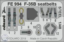F-35B seatbelts STEEL 1/48 - Kitty Hawk