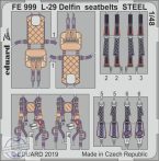L-29 Delfin seatbelts STEEL 1/48