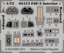 F6F-5 interior S. A. Weekend - 1/72 - Eduard