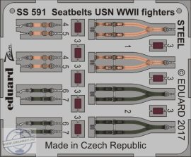 Seatbelts USN WWII fighters STEEL - 1/72