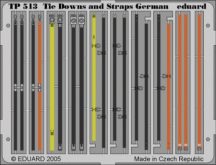   German Tie Down and Straps - 1/35 - német rögzítőszíjak, pántok